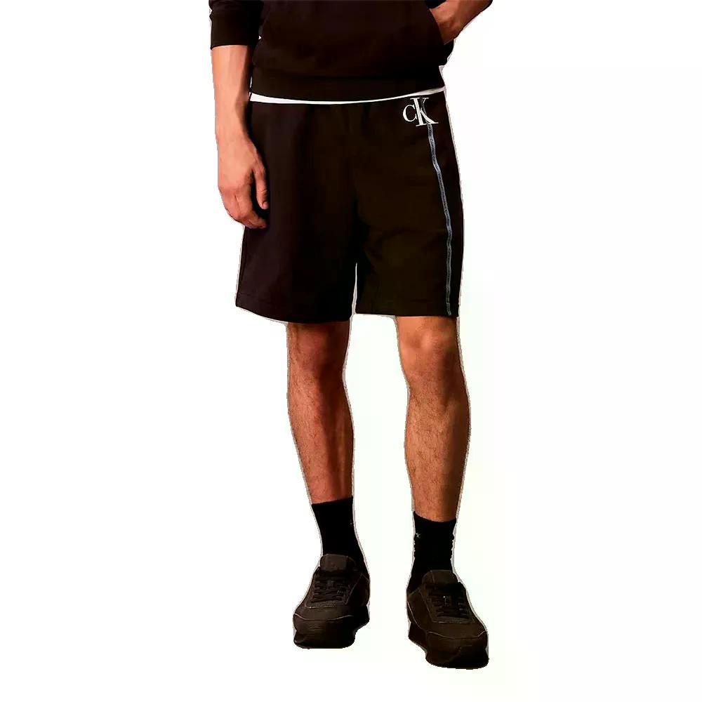 カルバン クライン モノグラム スリー フィフティ テリー ショーツ （ Black ） | CALVIN KLEIN Monogram 350 Terry shorts [t]