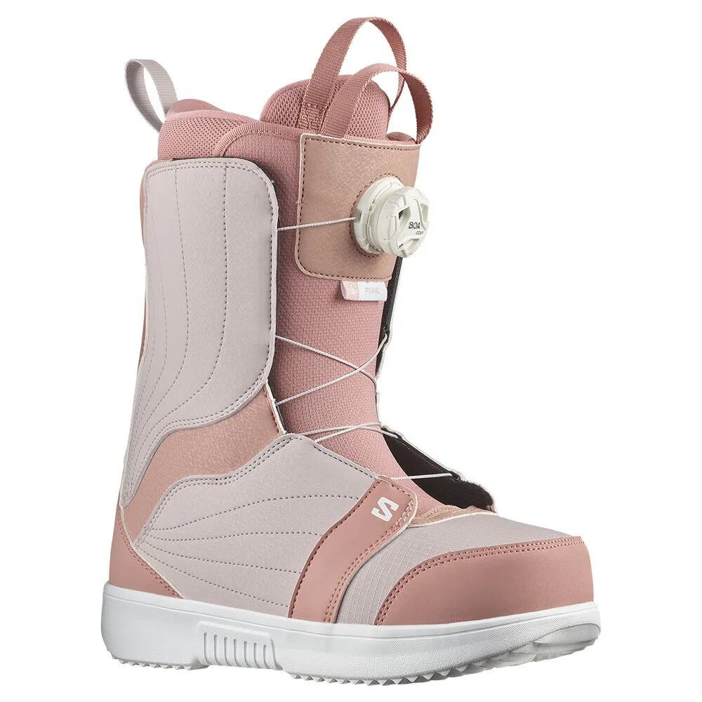 サロモン パール ボア スノーボード ブーツ （ AshRose/LilacAsh/White ） | SALOMON Pearl Boa Snowboard Boots [t]