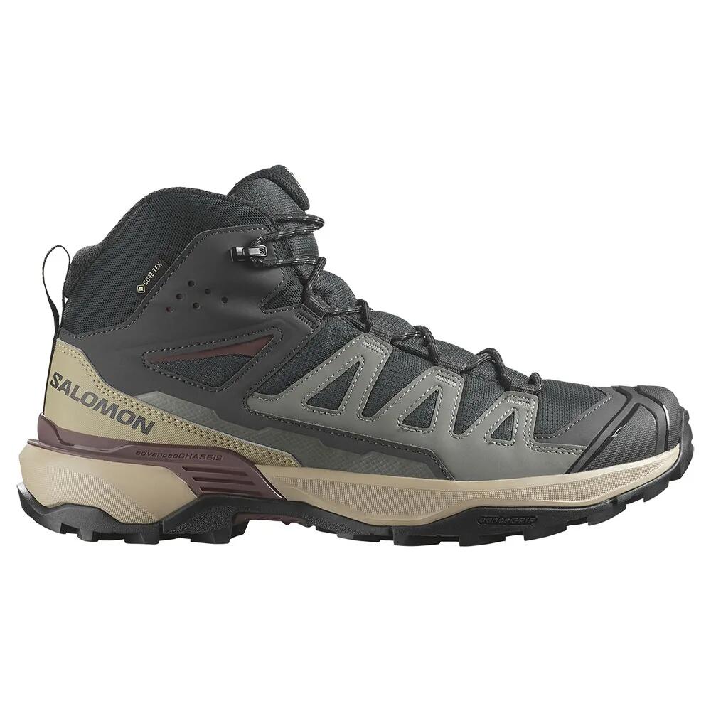 サロモン エックス ウルトラ 360 ミッド ゴアテックス ハイキング ブーツ （ Phantom/DesertTan/RumRaisin ） | SALOMON X Ultra 360 Mid gore-tex hiking boots [t]