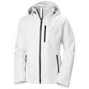 ヘリーハンセン クルー フーデッド ミドル 2.0 ジャケット レディース ( White ) | HELLY HANSEN Crew Hooded Midl ...