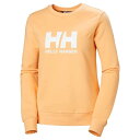 ヘリーハンセン ロゴ クルー 2.0 スウェットシャツ レディース ( Miami Peach ) | HELLY HANSEN Logo Crew 2.0 s...