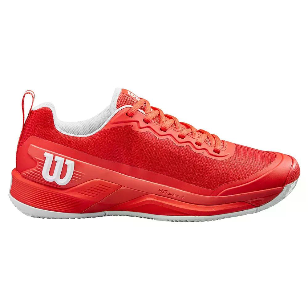 ウィルソン ラッシュ プロ 4.5 クレーコート テニスシューズ （ Infrared/Infrared/White ） | WILSON Rush Pro 4.5 Clay Court Tennis Shoes [t]