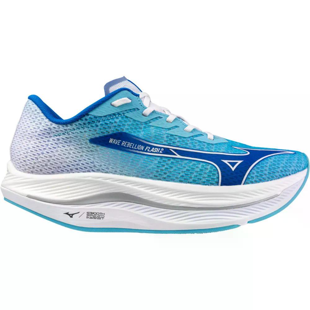 MIZUNO - MIZUNO Wave Rebellion Flash 2 ランニングシューズ （ RiverBlue/MugenBlue/White ） [t]