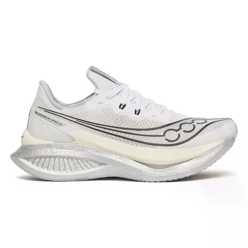 サッカニー エンドルフィン プロ 5 ランニングシューズ レディース （ White/Black ） | SAUCONY Endorphin Pro 5 Running Shoes Women [t](4.0)