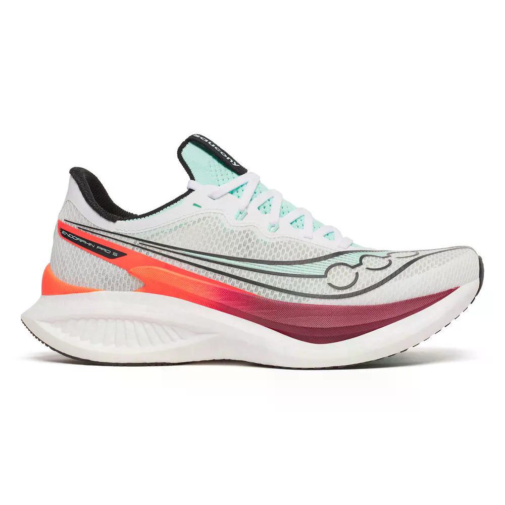 樂天商城 - サッカニー エンドルフィン プロ 5 ランニングシューズ （ White/Crimson ） | SAUCONY Endorphin Pro 5 Running Shoes [t]