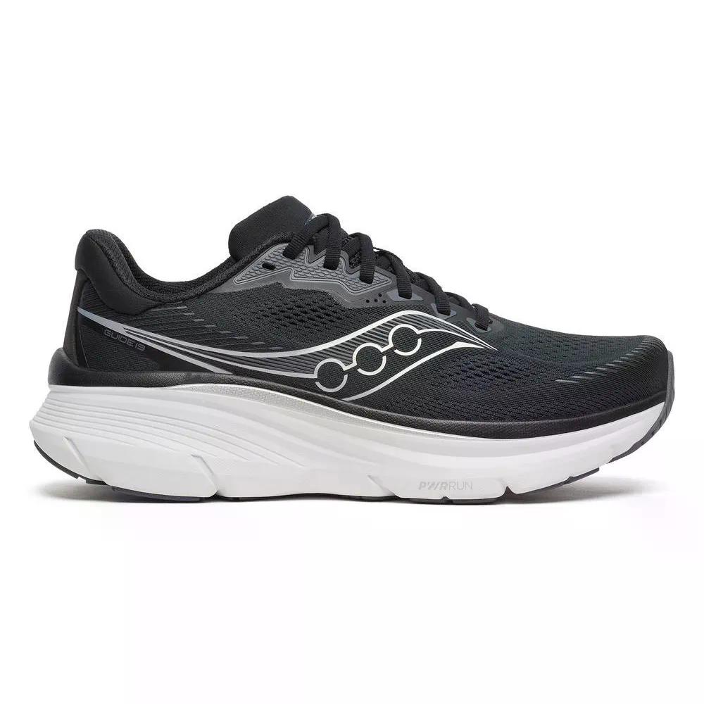 SAUCONY Guide 19 ランニングシューズ （ Black/Silver ） [t]