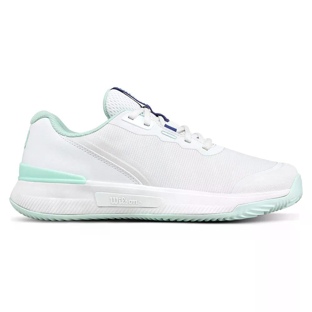 ウィルソン イントリーグ プロ クレーコート テニスシューズ レディース （ White/Bay/SkipperBlue ） | WILSON Intrigue Pro Clay Court Tennis Shoes Women [t]