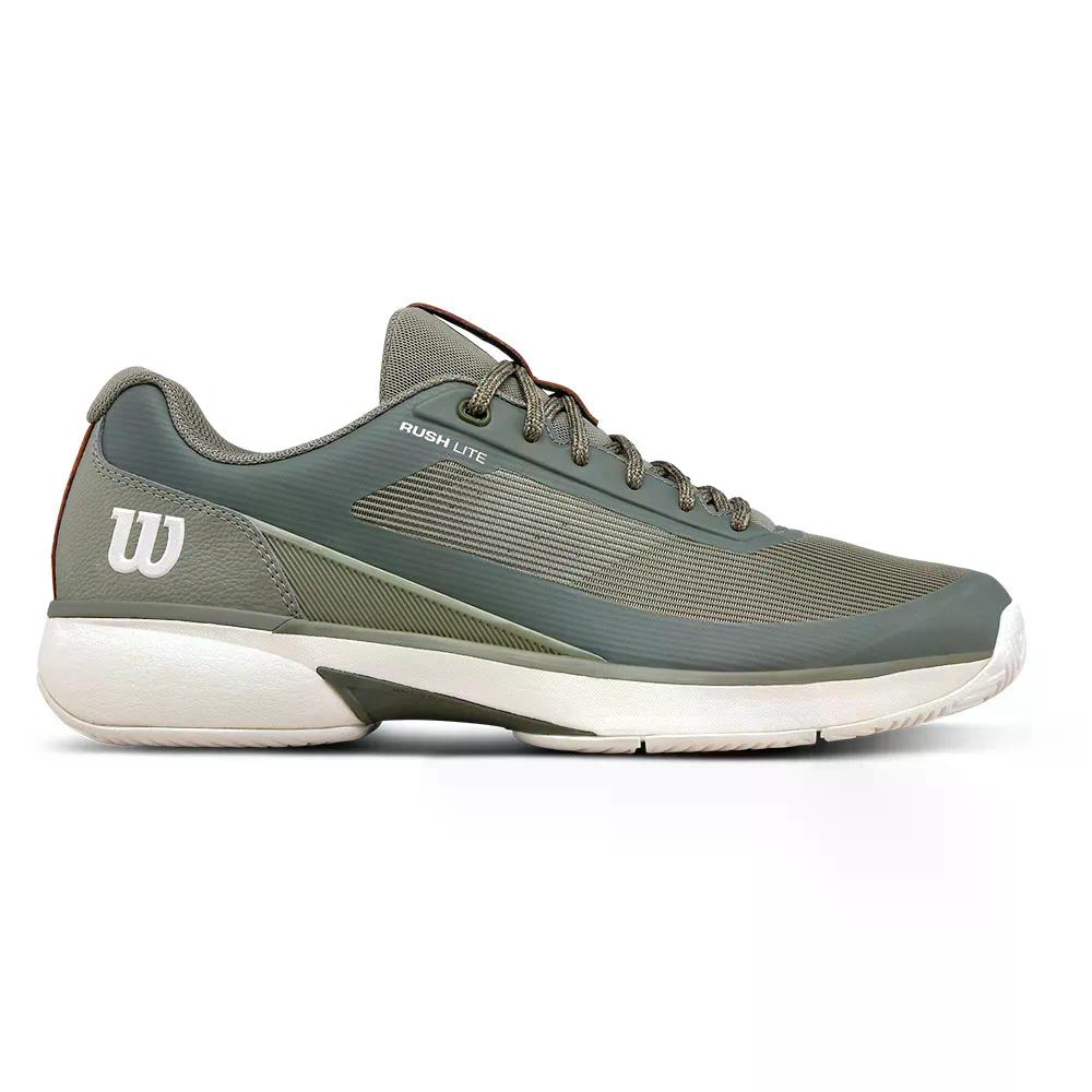 ウィルソン ラッシュ ライト 5 オールコート テニスシューズ （ Vetiver/Tofu/CaramelCafe ） | WILSON Rush Lite 5 All Court Tennis Shoes [t]