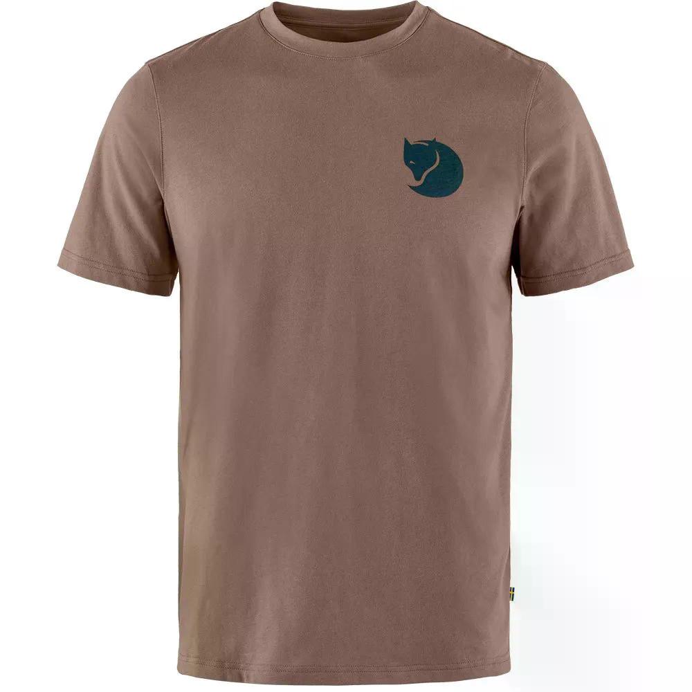 フェールラーベン ウォーク ウィズ ネイチャー Tシャツ （ SuedeBrown ） | Fjallraven Walk With Nature T-Shirt 