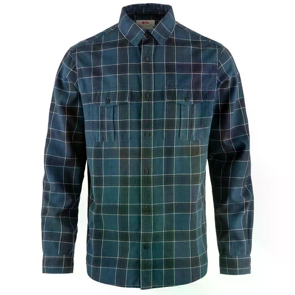 フェールラーベン オービック トラベル ロングスリーブ シャツ （ IndigoBlue/DarkNavy ） | Fjallraven Ovik Travel Long Sleeve Shirt 