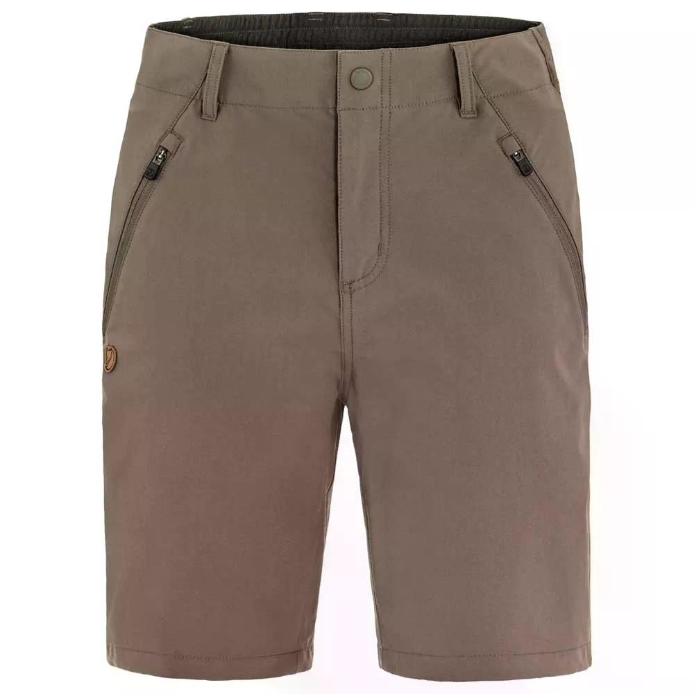 フェールラーベン アビスコ トレイル ストレッチ ショーツ ウーマン （ SuedeBrown ） | Fjallraven Abisko Trail Stretch Shorts woman 