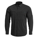 ペンタゴン ウェイン サンプローフ ロングスリーブ シャツ ( Black ) | PENTAGON Wayne Sunproof long sleeve sh...