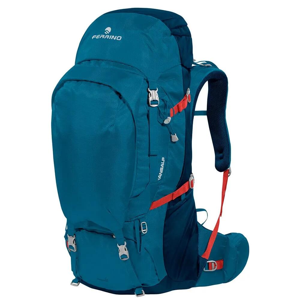 �ե��꡼�� �ȥ�󥹥���� 75L �Хå��ѥå� �� Blue / Orange �� | FERRINO Transalp 75L back...