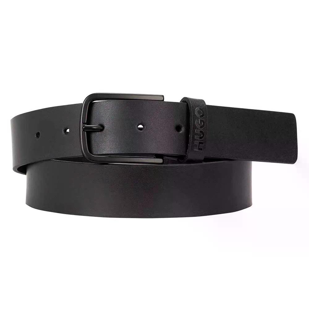 ヒューゴ ガース ループ SZ35 10207222 01 ベルト （ Black ） | HUGO Gurth Loop SZ35 10207222 01 belt [t]