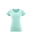 ミレー ハイキング ジャカード ショート スリーブ Tシャツ レディース ( Aruba Blue ) | MILLET Hiking Jacquard sho...