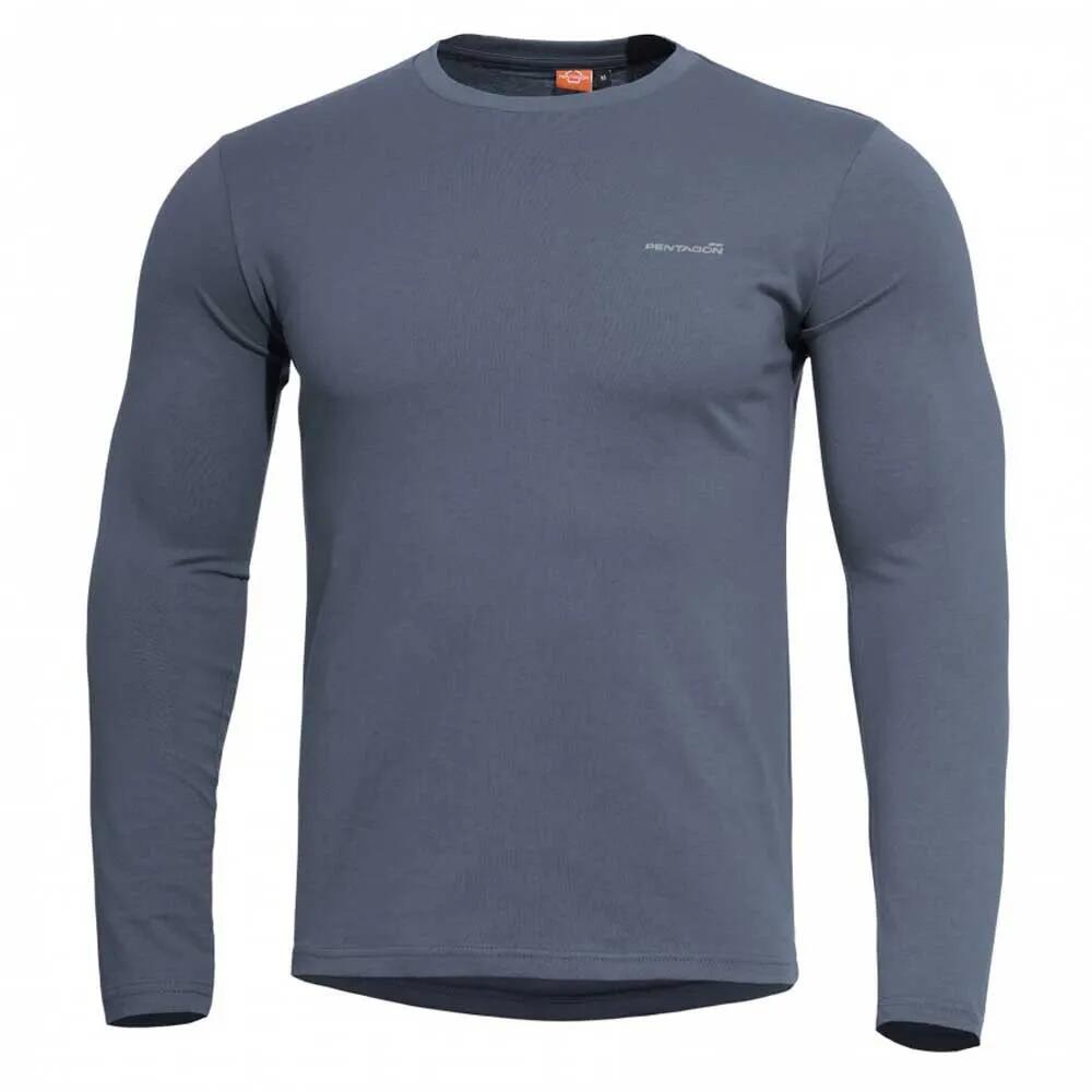ペンタゴン アジェロン 2.0 ロング スリーブ Tシャツ （ Charcoal Blue ） | PENTAGON Ageron 2.0 long sleeve T-shirt 