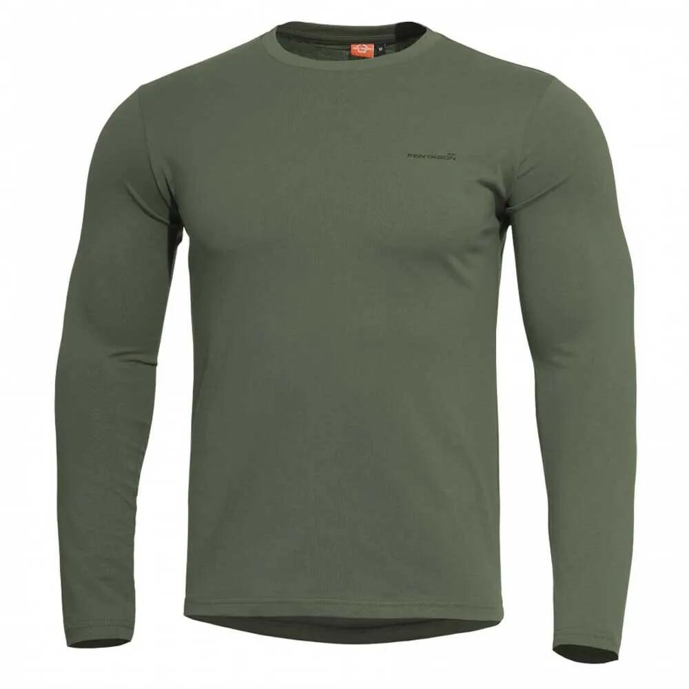 ペンタゴン アジェロン 2.0 ロング スリーブ Tシャツ （ Olive Green ） | PENTAGON Ageron 2.0 long sleeve T-shirt 