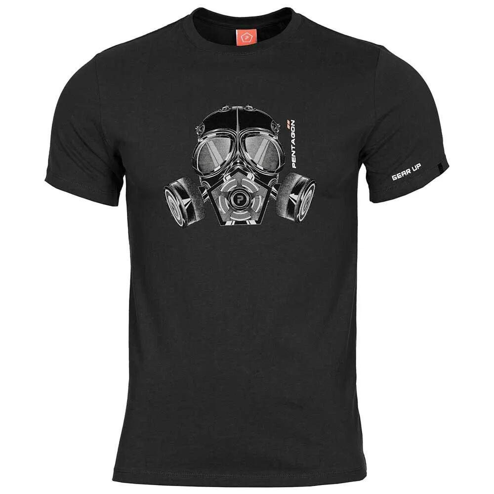 Rakuten - ペンタゴン アジェロン ガスマスク ショート スリーブ Tシャツ （ Black ） | PENTAGON Ageron Gas Mask short sleeve T-shirt [t]