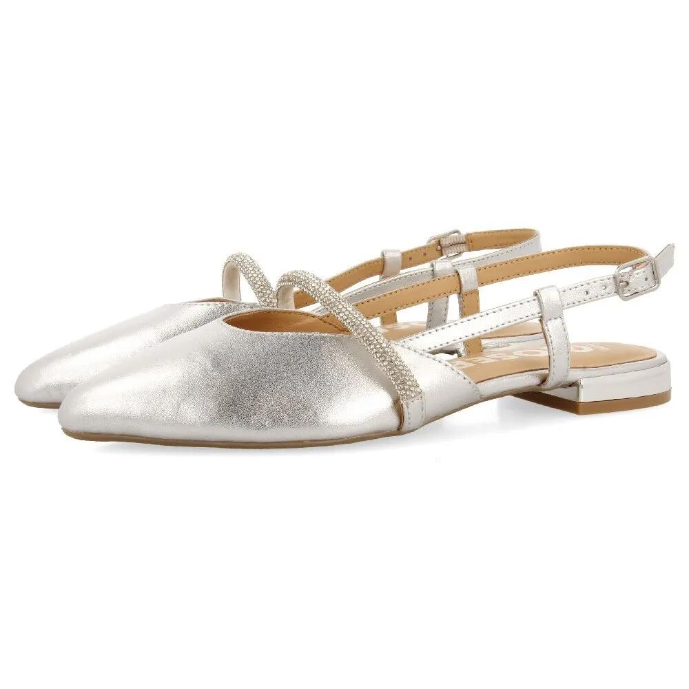 ジオセッポ ゴドラノ バレエパンプス レディース （ Silver ） | GIOSEPPO Godrano ballet pumps Women [t]