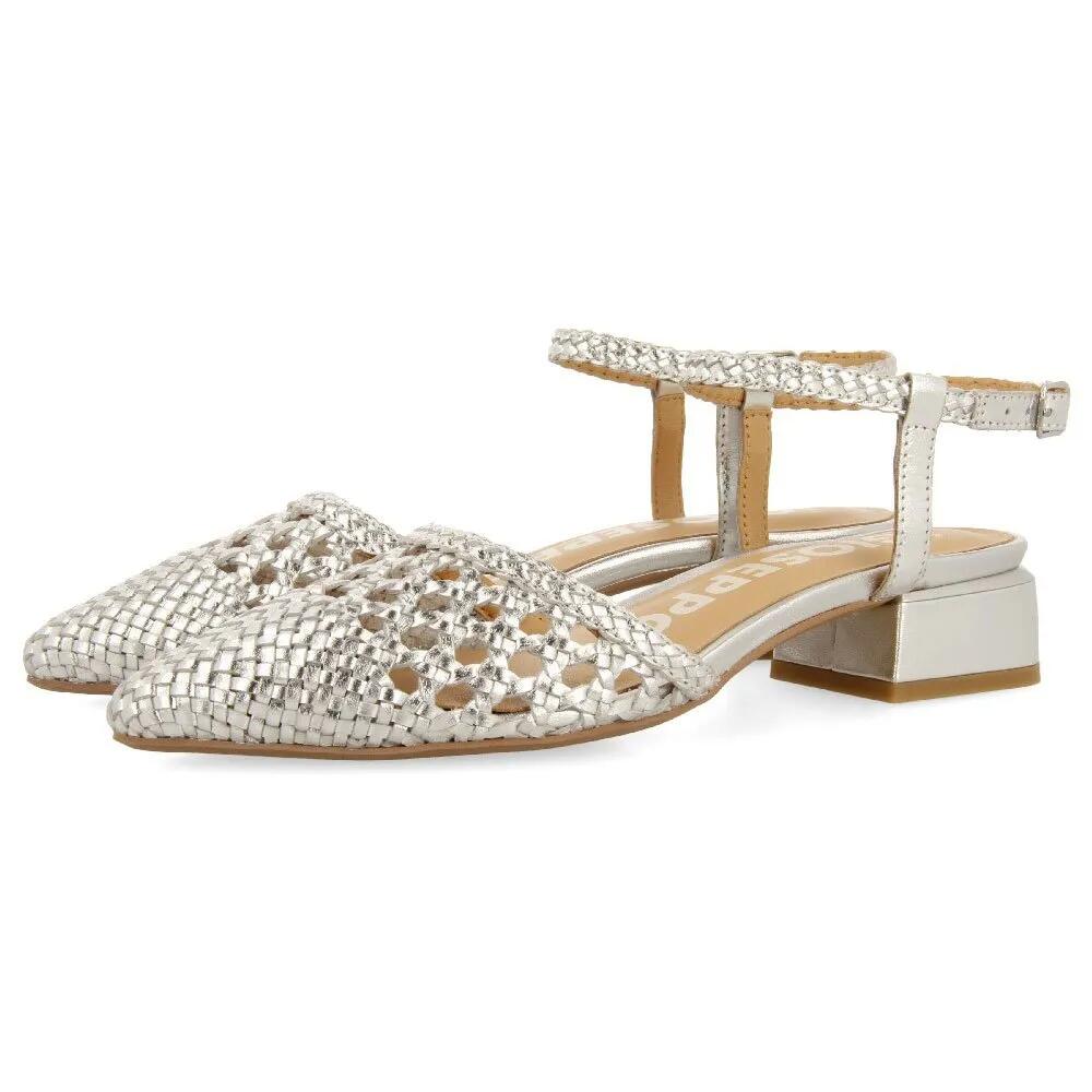 ジオセッポ ミネオ バレエパンプス レディース （ Silver ） | GIOSEPPO Mineo ballet pumps Women [t]