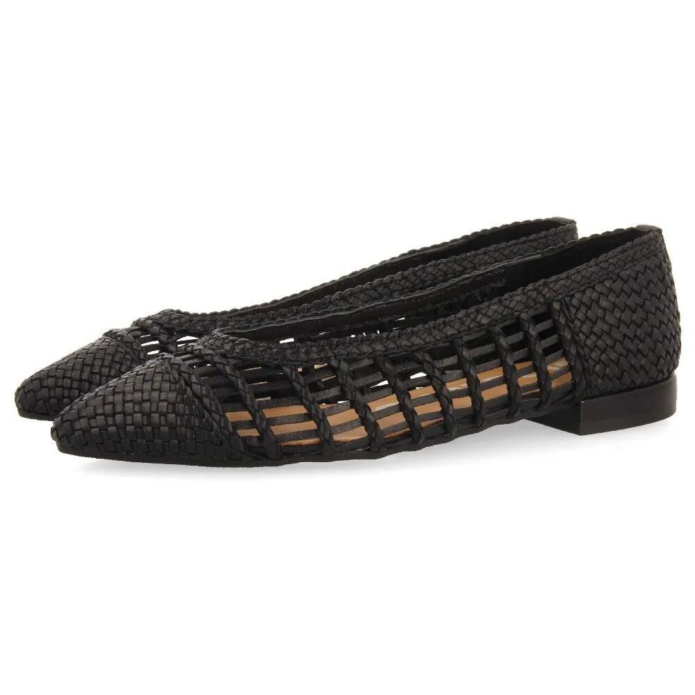 ジオセッポ サガダ バレエパンプス レディース （ Black ） | GIOSEPPO Sagada ballet pumps Women [t]