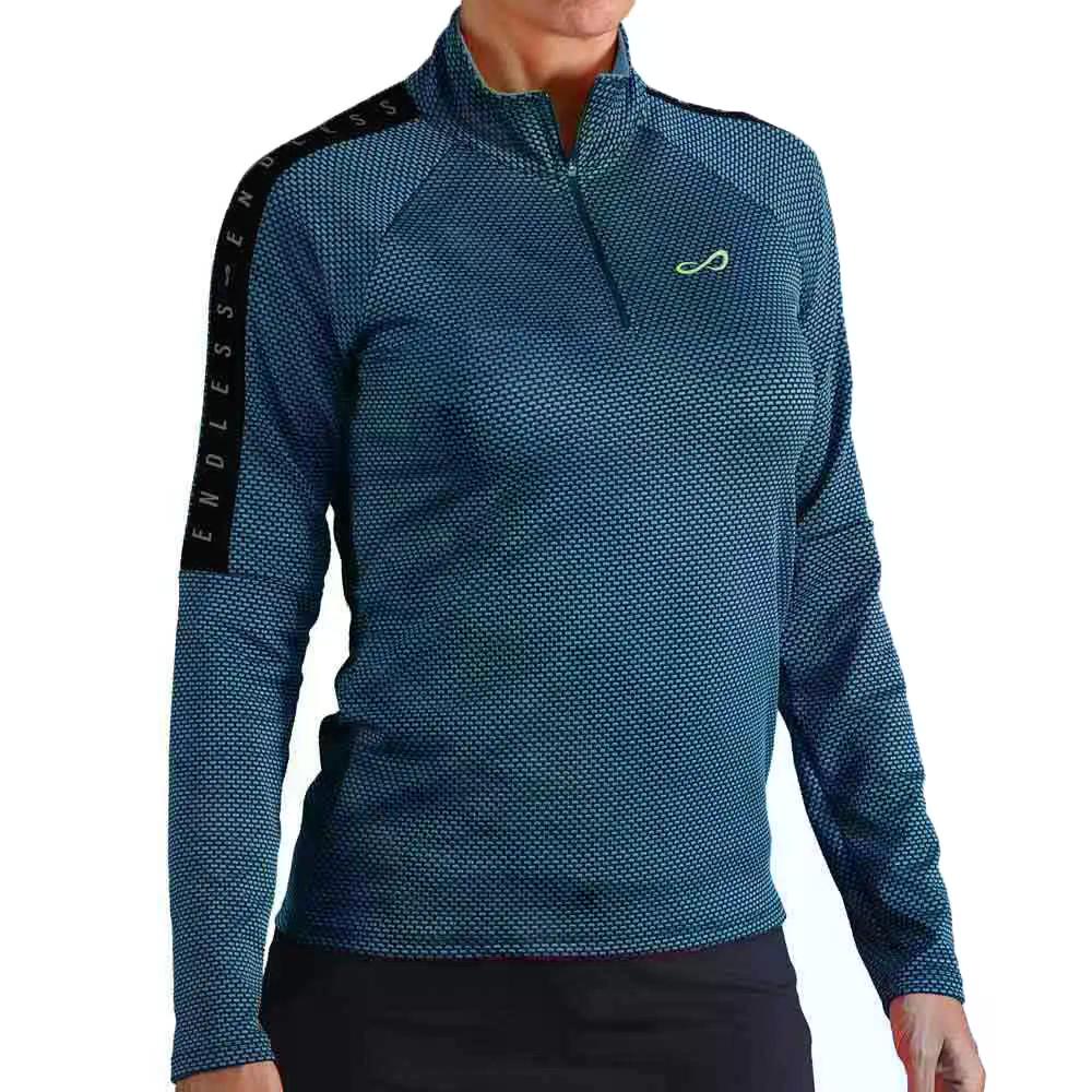 エンドレス キルシュ II ハーフジップ スウェットシャツ （ Petrol ） | ENDLESS Kirsch ii half zip sweatshirt [t]