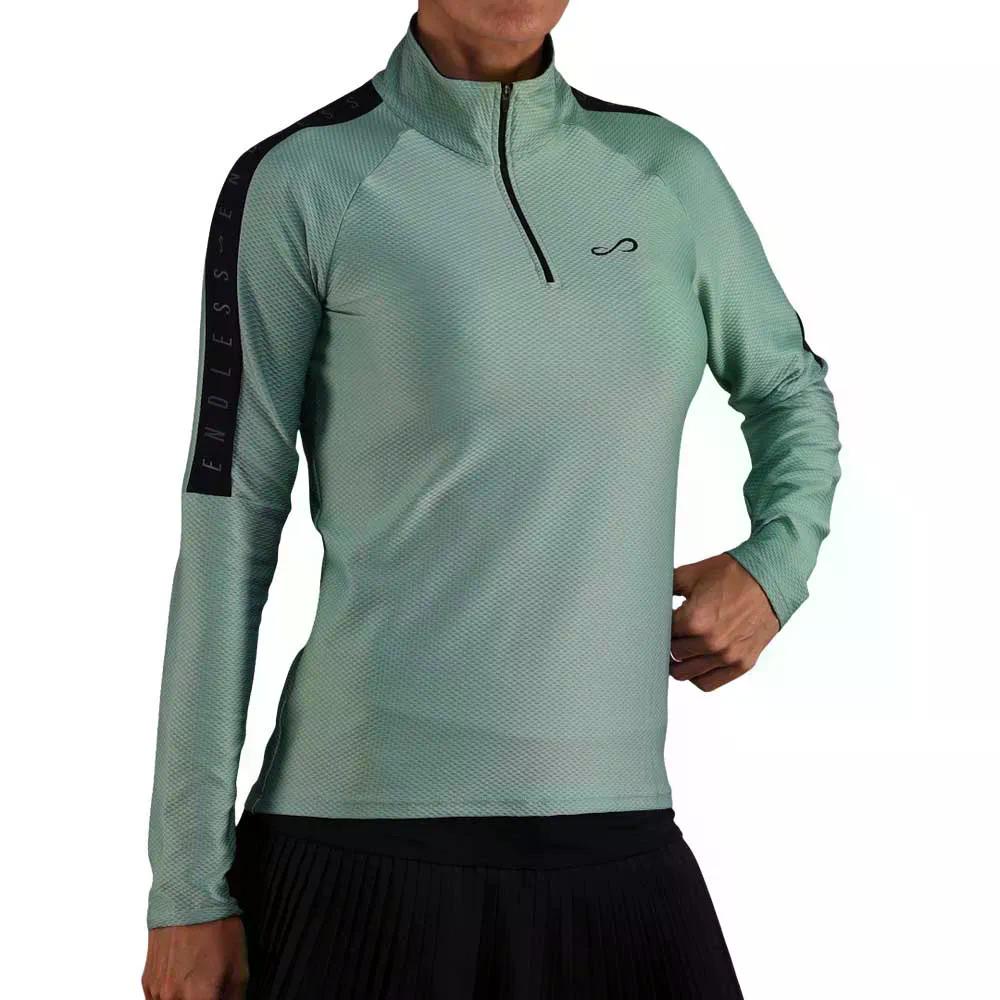 エンドレス キルシュ アイコニック II ハーフジップ スウェットシャツ （ Forest ） | ENDLESS Kirsch iconic ii half zip sweatshirt [t]