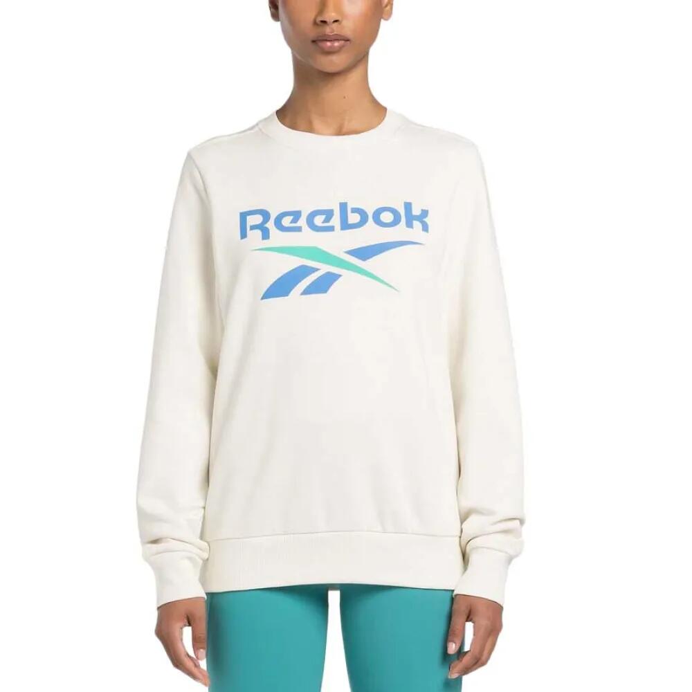 樂天商城 - リーボック アイデンティティ ビッグ ロゴ スウェットシャツ レディース （ Vintage Chalk ） | REEBOK Identity Big Logo sweatshirt Women [t]