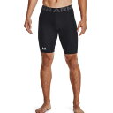 アンダーアーマー ヒートギア コンプレッション ロング ベースレイヤー ショーツ ( Black / White ) | UNDER ARMOUR HeatGe...