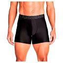アンダーアーマー パフォーマンス テック 6インチ ボクサー 3枚セット ( 001-Black ) | UNDER ARMOUR Performance Te...