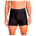 アンダーアーマー パフォーマンス テック メッシュ 6インチ ボクサー 3枚セット ( 001-Black ) | UNDER ARMOUR Performan...