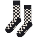 HS バイ ハッピーソックス ディズ イアーズ チェック ロング ソックス ( Black ) | HS BY HAPPY SOCKS Dizz years c...