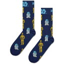 HS バイ ハッピーソックス スター ウォーズ R2D2 C3PO ロング ソックス ( ) | HS BY HAPPY SOCKS Star wars r2d...