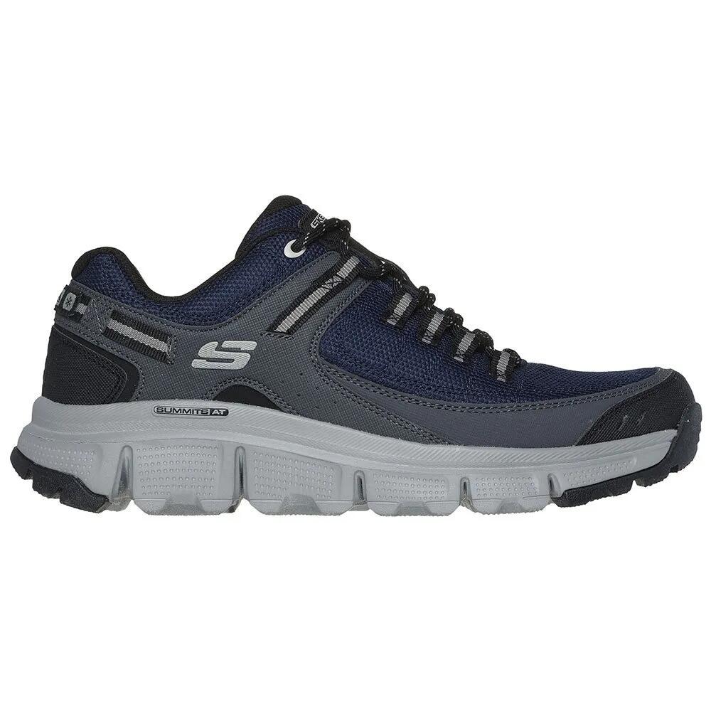 スケッチャーズ サミット アット スニーカー （ Navy Synthetic / Mesh / Gray Trim ） | SKECHERS Summits At trainers 
