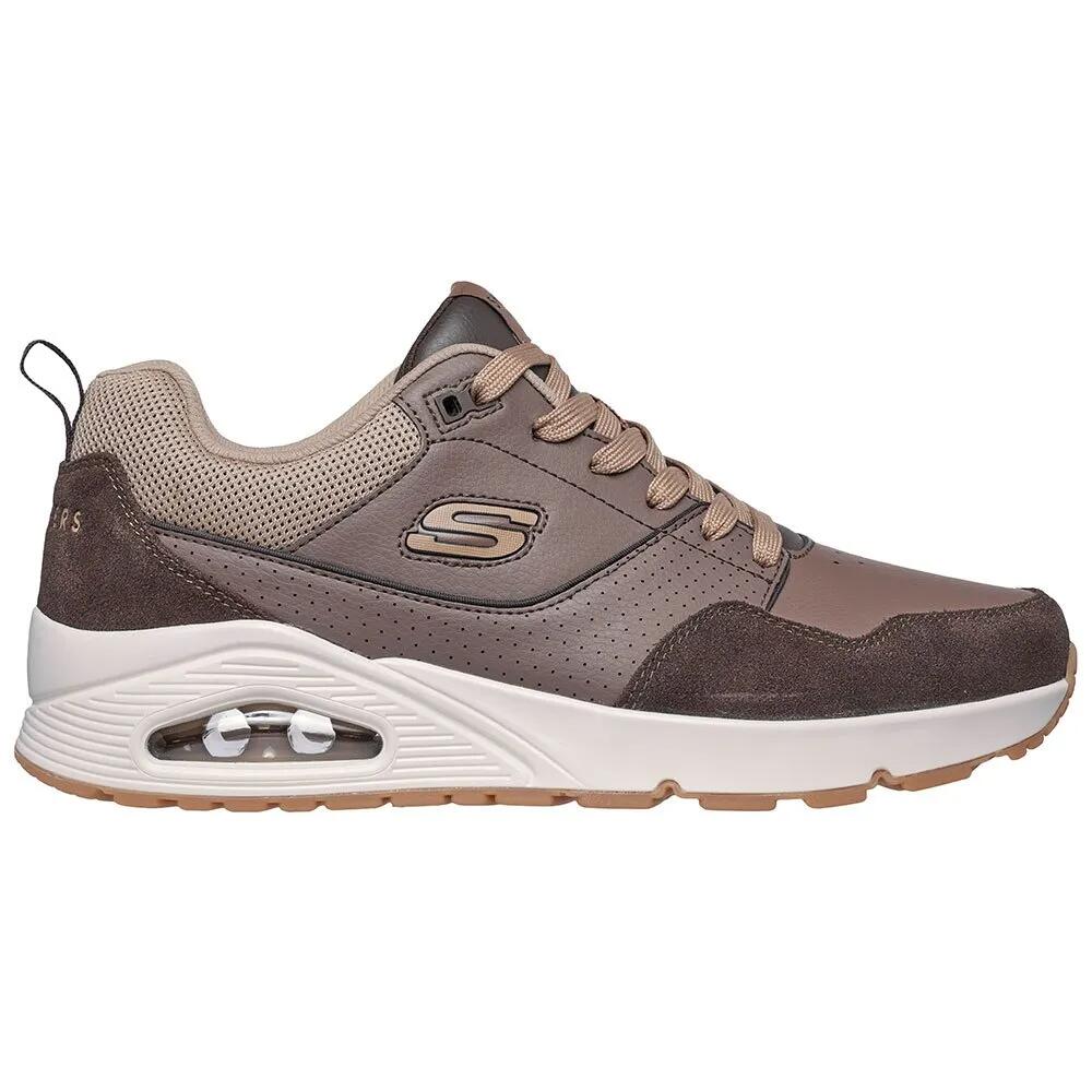 スケッチャーズ ウノ スニーカー （ Brown Leather And Suede / Duraleather / Mesh ） | SKECHERS Uno trainers [t]