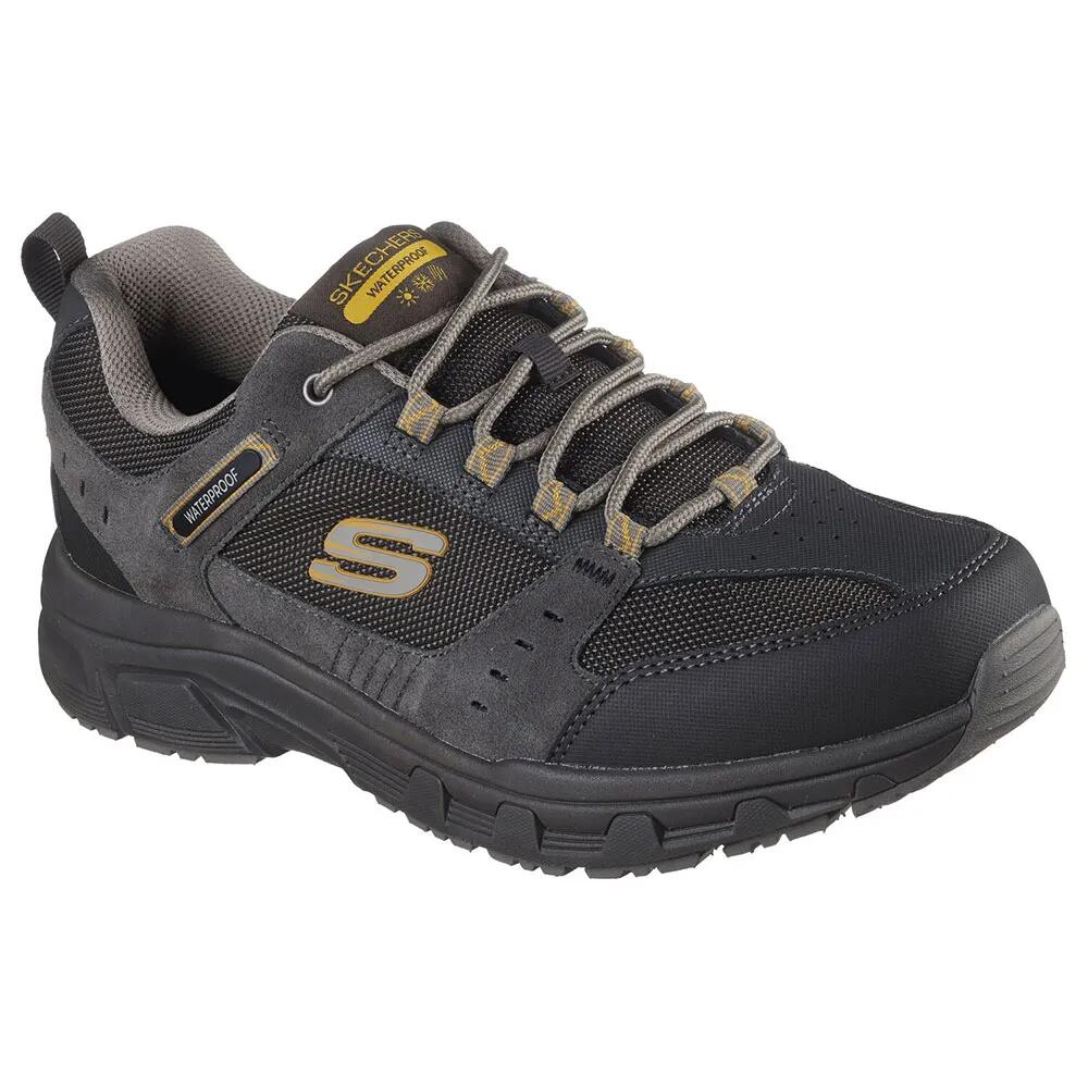 �����å��㡼�� ������ ����˥��� ���ˡ����� �� Stone Suede / Synthetic / Brown Trim �� | SKECHERS Oak Canyon trainers [t]