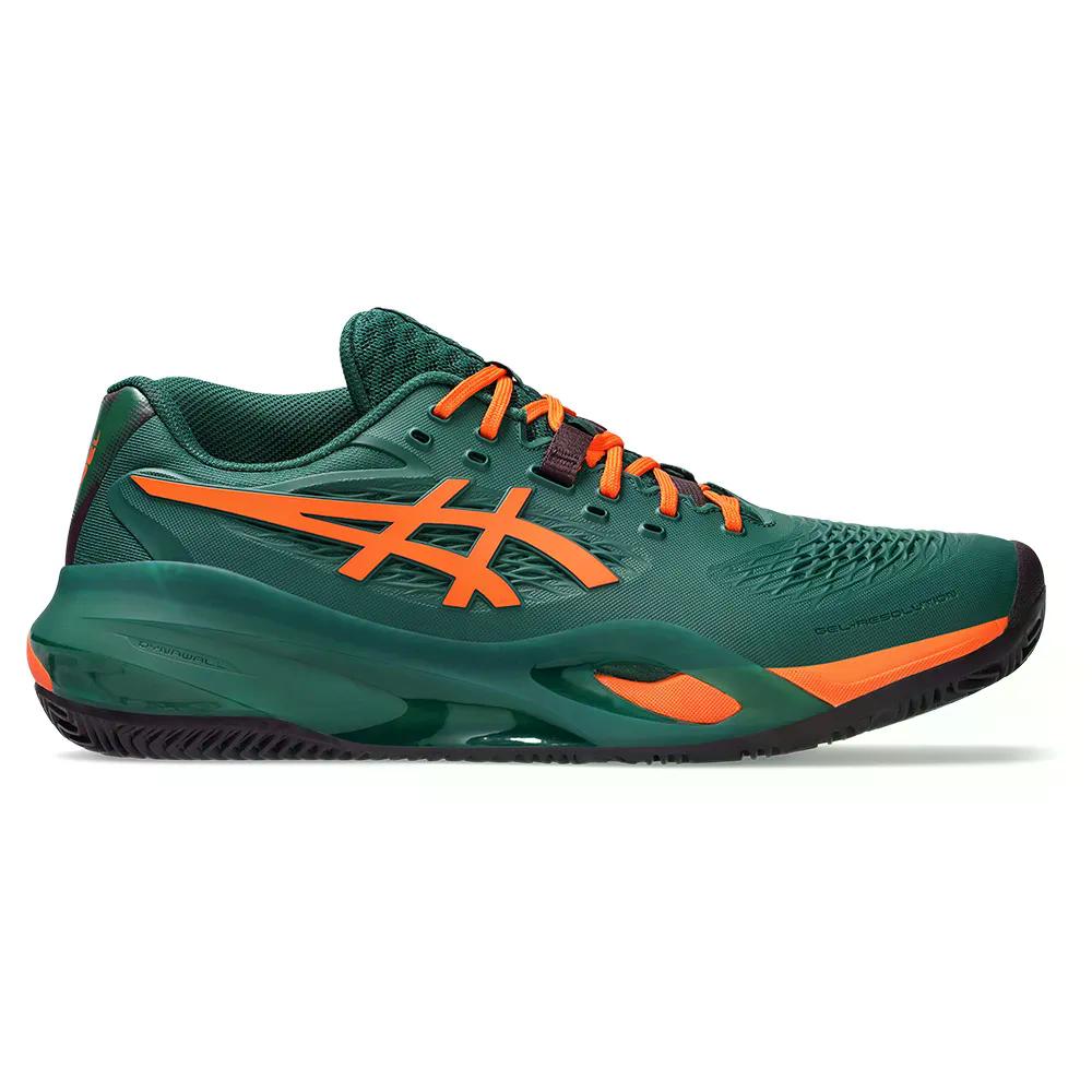 ASICS Gel-Resolution X パデルシューズ （ JewelGreen/EnergyOrange ） 