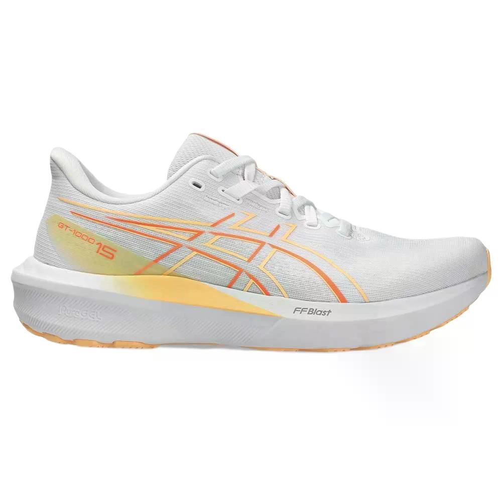 ASICS GT-1000 15 ランニングシューズ （ White/VividCoral ） 