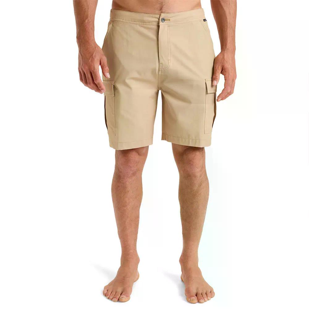 樂天商城 - クイックシルバー ハーフ ジャム カーゴ 19インチ スイムショーツ 水泳パンツ （ Khaki ） | QUIKSILVER Half Jam Cargo 19-inch Swim Shorts [t]