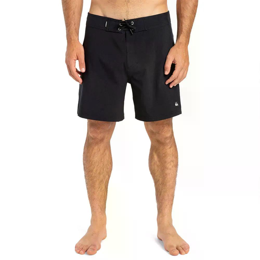 クイックシルバー サーフシルク カイマナ 16インチ スイムショーツ 水泳パンツ （ Black ） | QUIKSILVER Surfsilk Kaimana 16-inch Swim Shorts [t]