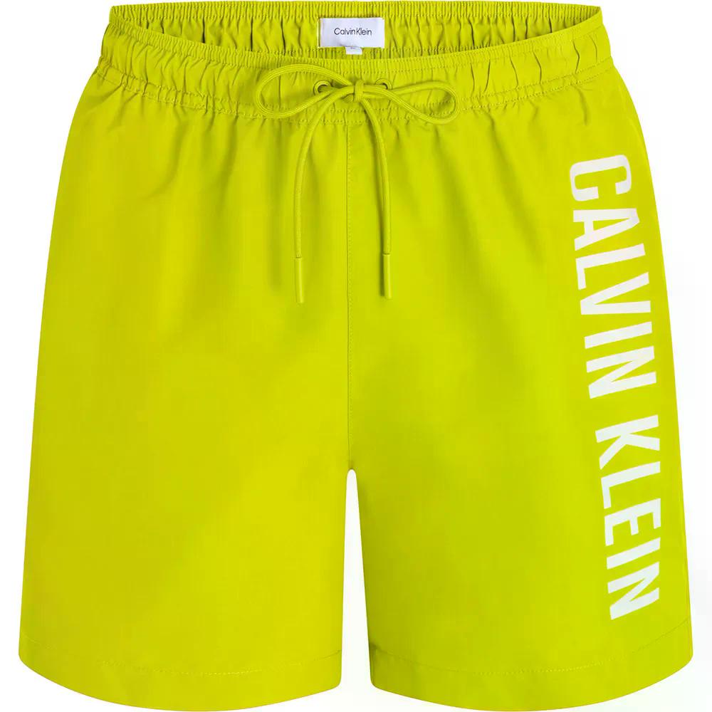 カルバン クライン ジーンズ ミディアム ドローストリング スイムショーツ 水泳パンツ （ LemonadeYellow ） | CALVIN KLEIN JEANS Medium Drawstring Swim Shorts 