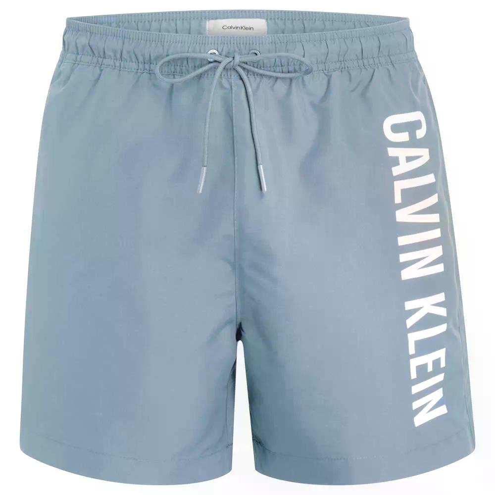 カルバン クライン インテンス パワー ミディアム ドローストリング スイムショーツ 水泳パンツ （ SkimBlue ） | CALVIN KLEIN Intense Power Medium Drawstring Swim Shorts 