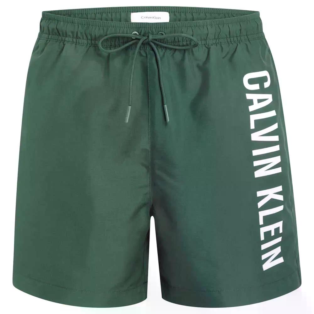 カルバン クライン インテンス パワー ミディアム ドローストリング スイムショーツ 水泳パンツ （ WildGreen ） | CALVIN KLEIN Intense Power Medium Drawstring Swim Shorts 