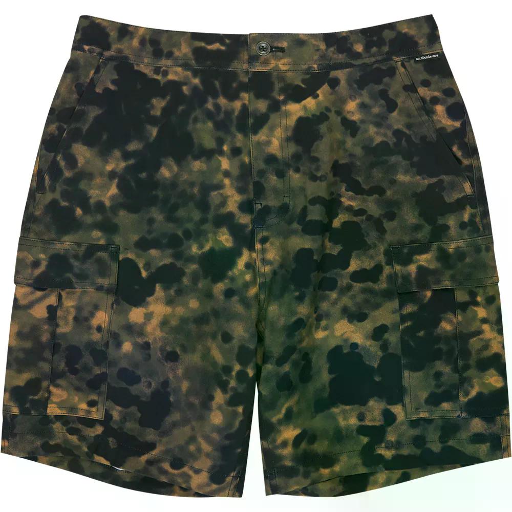 Swimwear - クイックシルバー ハーフ ジャム カーゴ 19インチ スイムショーツ 水泳パンツ （ GrapeLeafLightReflection ） | QUIKSILVER Half Jam Cargo 19-inch Swim Shorts [t]