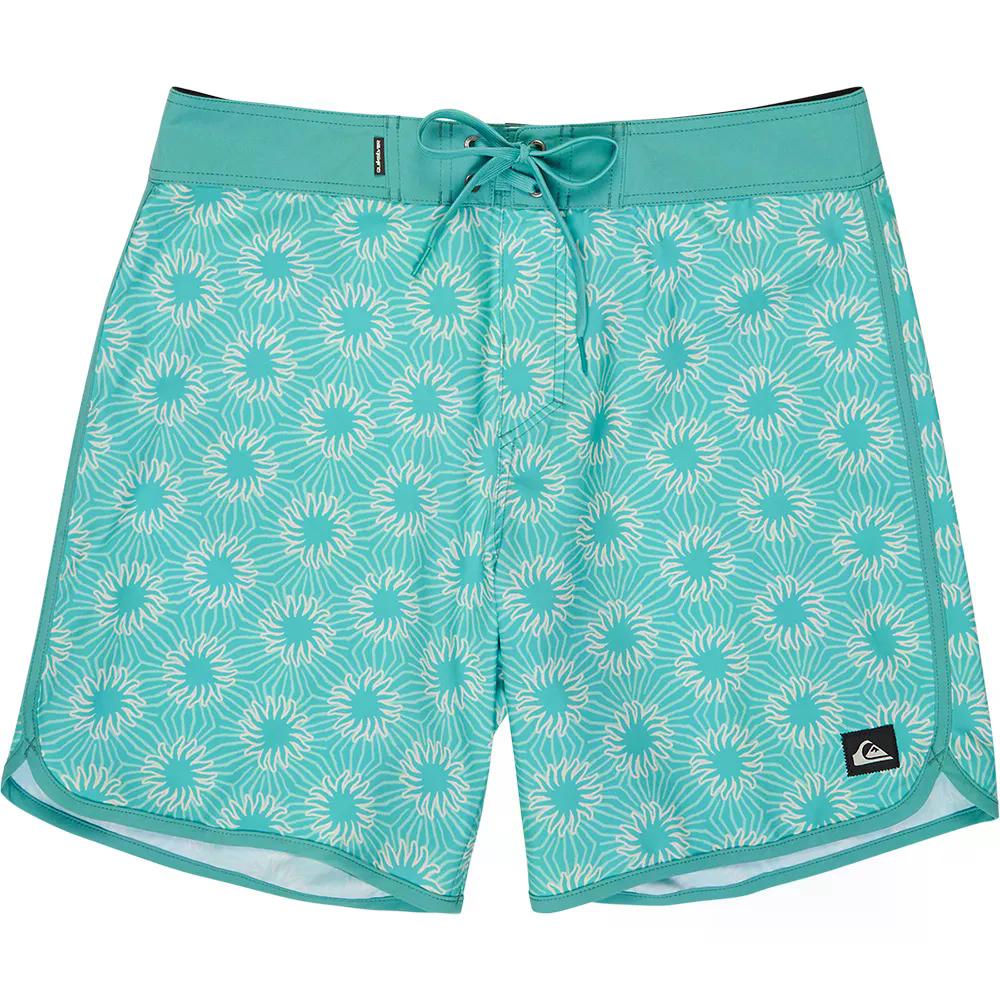クイックシルバー サーフシルク スカロップ 18インチ スイムショーツ 水泳パンツ （ AquaOceanMayhem ） | QUIKSILVER Surfsilk Scallop 18-inch Swim Shorts [t]