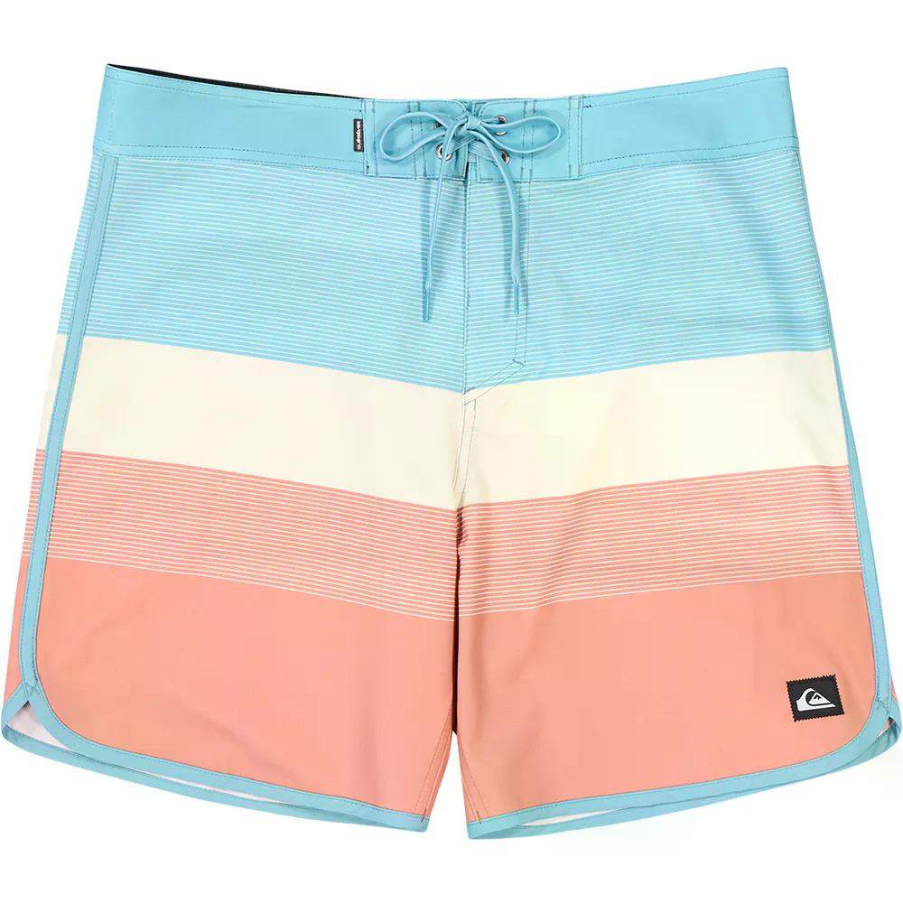 クイックシルバー サーフシルク スカロップ 18インチ スイムショーツ 水泳パンツ （ DesertSand/Tijuana ） | QUIKSILVER Surfsilk Scallop 18-inch Swim Shorts [t]