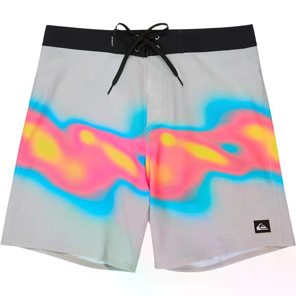 クイックシルバー サーフシルク ストレート 18インチ スイムショーツ 水泳パンツ （ MicroChipThermoStripe ） | QUIKSILVER Surfsilk Straight 18-inch Swim Shorts 