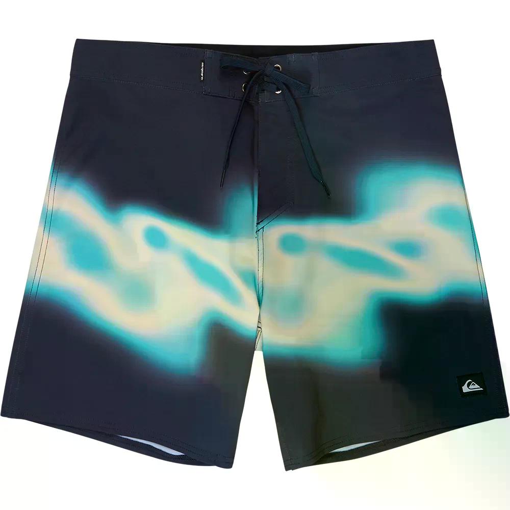 クイックシルバー サーフシルク ストレート 18インチ スイムショーツ 水泳パンツ （ DarkNavyThermoStripe ） | QUIKSILVER Surfsilk Straight 18-inch Swim Shorts [t]