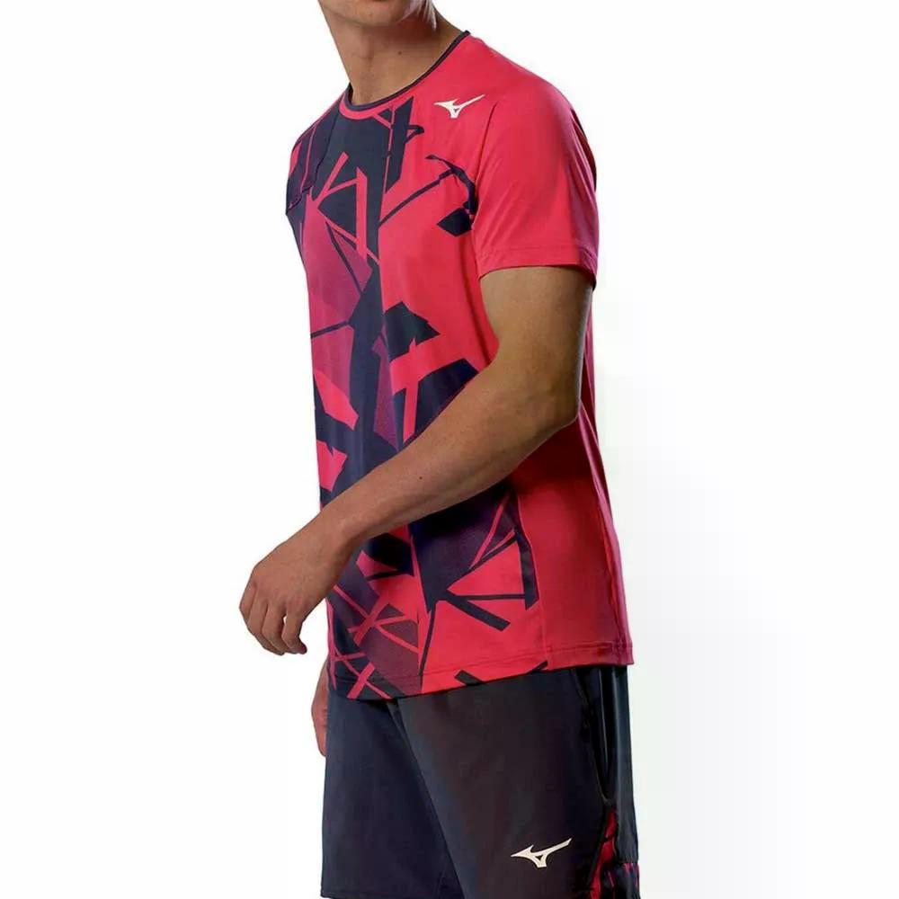 Rakuten - MIZUNO Daybreakers Shadow Graphic 半袖Tシャツ （ VibrantRed ） [t]