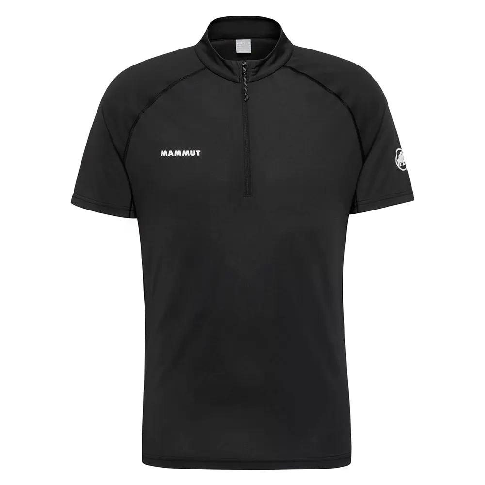 Rakuten - MAMMUT Ducan FL ハーフジップ半袖Tシャツ （ Black ） [t]